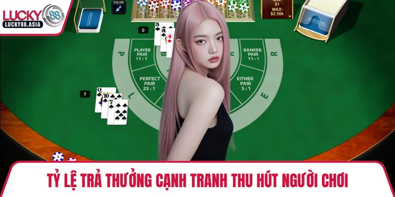 Tỷ lệ trả thưởng cạnh tranh thu hút người chơi